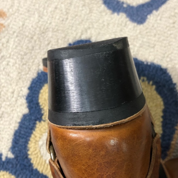 FRYE Harness 12R, made in the USA.  Unlined with rugged, rubber bottoms. - Picture 12 of 12
